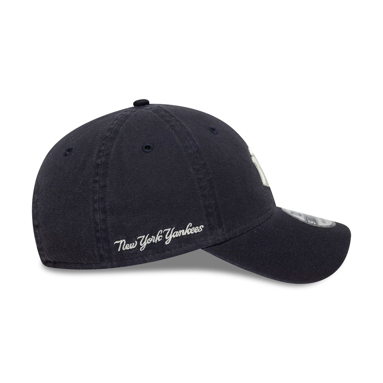 New Era New York Yankees MLB Washed Script Navy 9TWENTY Adjustable Cap