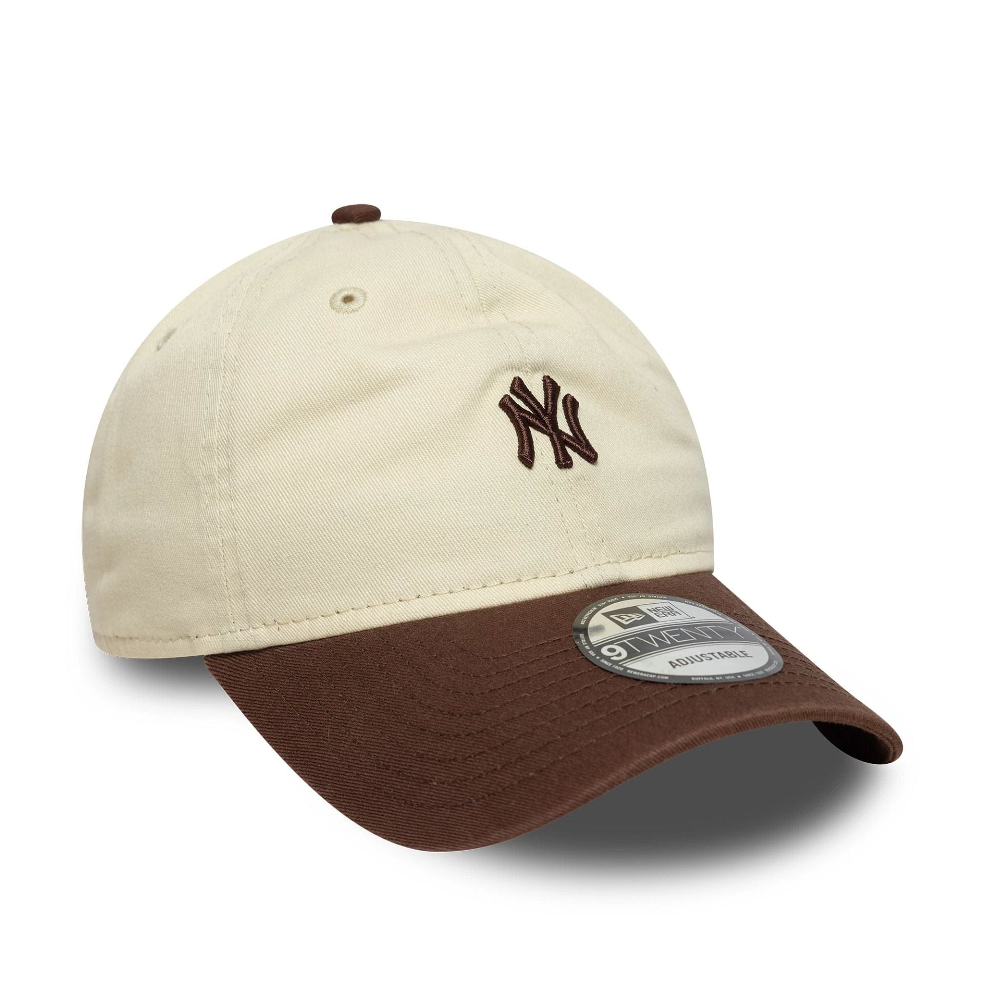 New Era New York Yankees MLB Mini Logo Dark Brown 9TWENTY Adjustable Cap