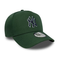 New Era New York Yankees MLB Outline Script Dark Green 9FORTY E-Frame Cap