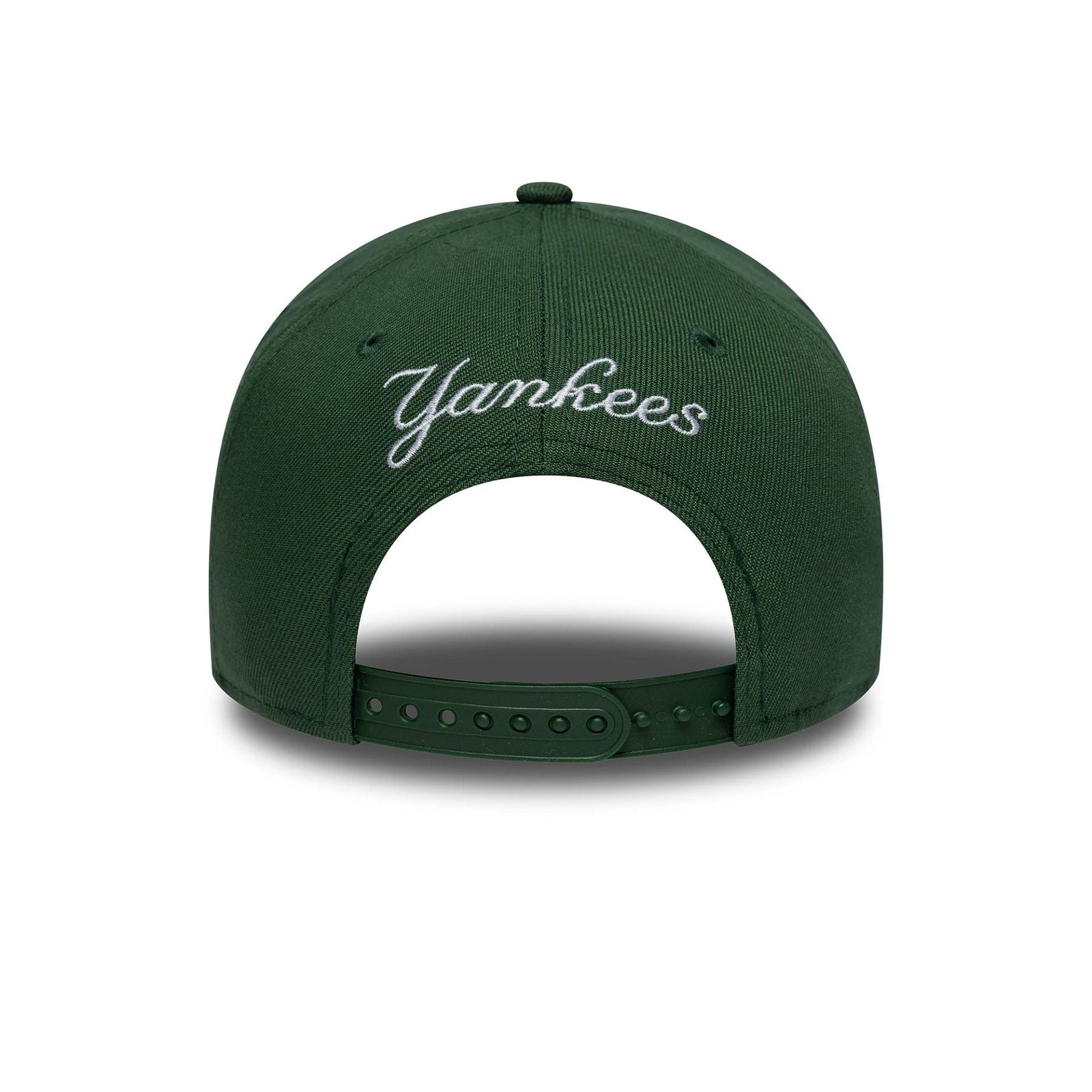 New Era New York Yankees MLB Outline Script Dark Green 9FORTY E-Frame Cap