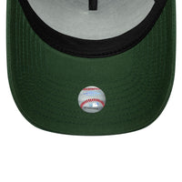 New Era New York Yankees MLB Outline Script Dark Green 9FORTY E-Frame Cap
