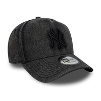 New Era New York Yankees MLB Wordmark Denim Black 9FORTY E-Frame Cap