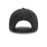 New Era New York Yankees MLB Wordmark Denim Black 9FORTY E-Frame Cap