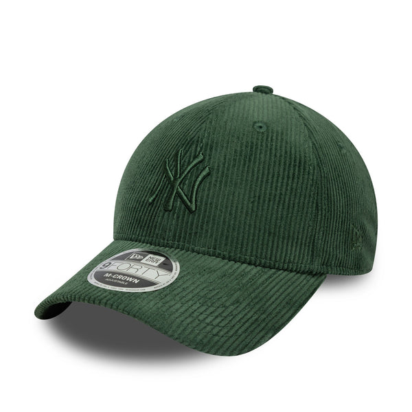 New Era New York Yankees MLB Cord Dark Green 9FORTY M-Crown Cap