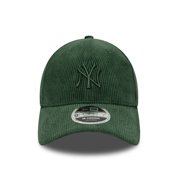 New Era New York Yankees MLB Cord Dark Green 9FORTY M-Crown Cap