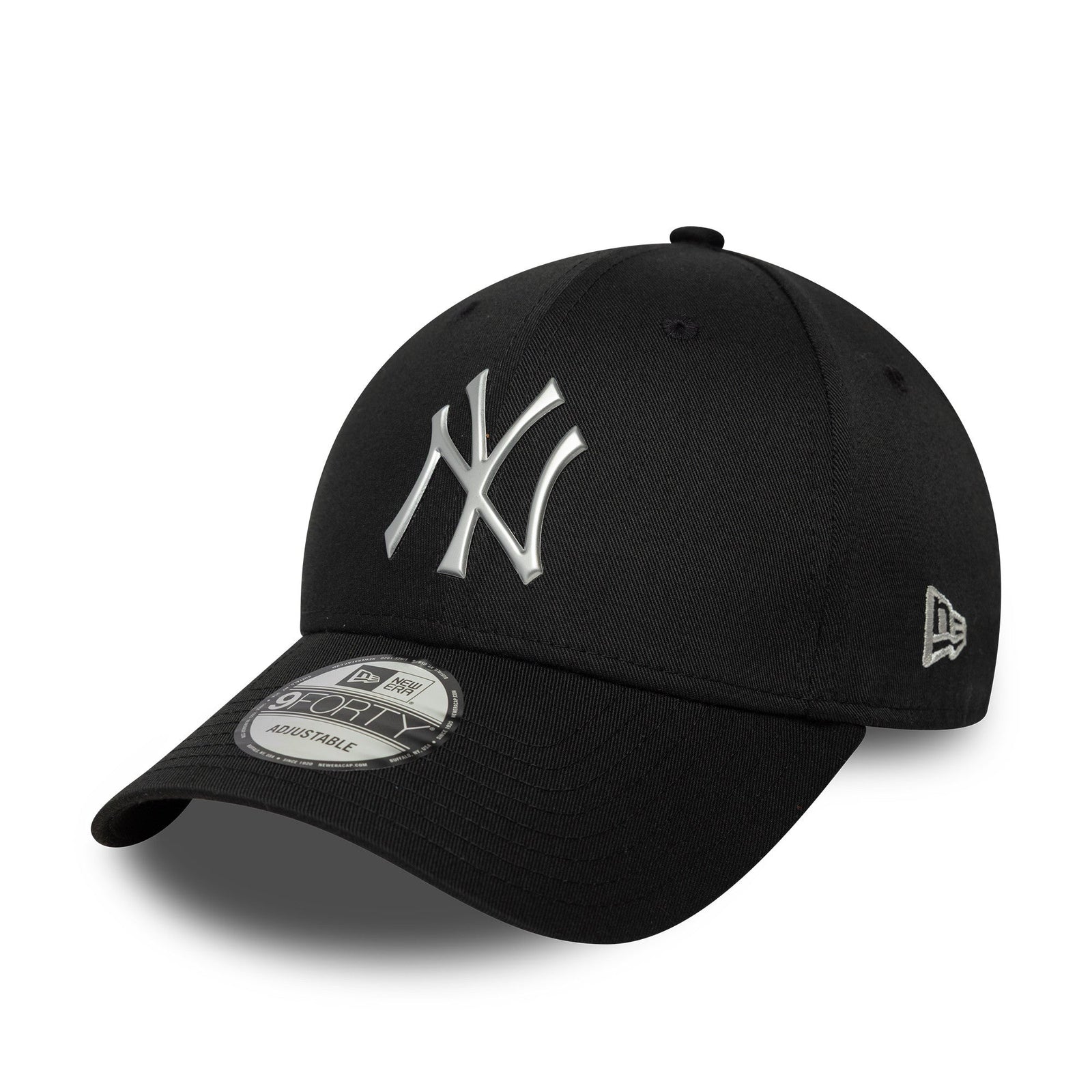 New Era New York Yankees MLB Metallic Black 9FORTY Cap