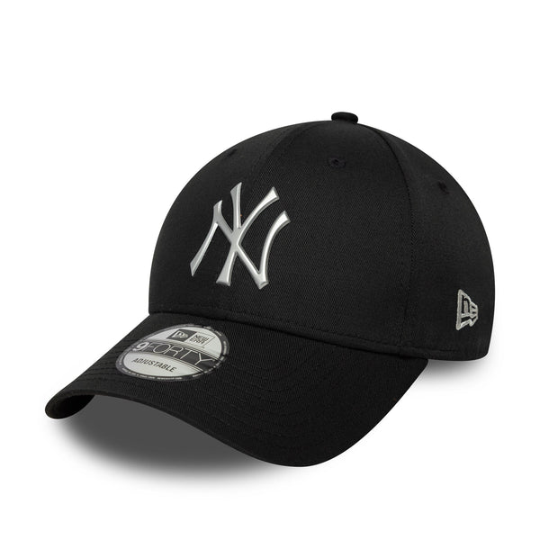 New Era New York Yankees MLB Metallic Black 9FORTY Cap