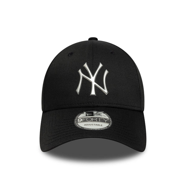 New Era New York Yankees MLB Metallic Black 9FORTY Cap