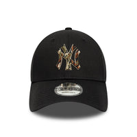 New Era New York Yankees MLB Outline Camo Black 9FORTY Cap