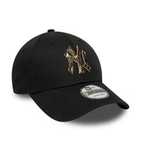 New Era New York Yankees MLB Outline Camo Black 9FORTY Cap