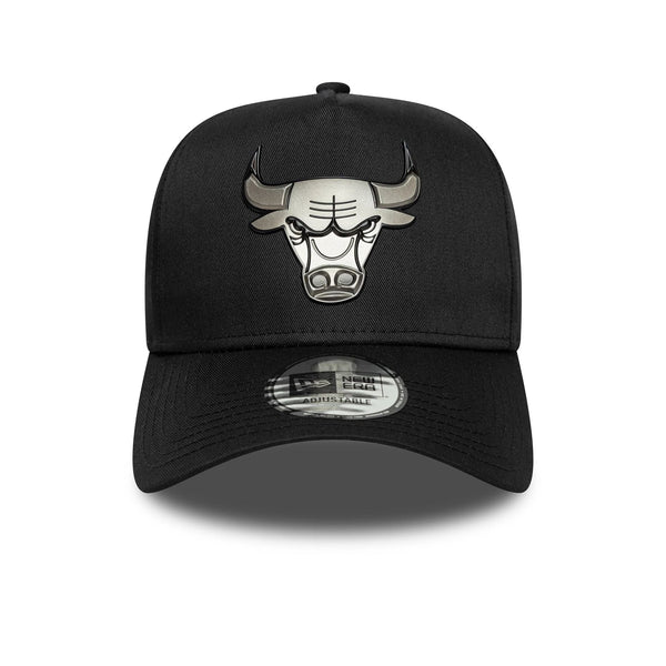 New Era Chicago Bulls NBA Metallic Black 9FORTY E-Frame Cap
