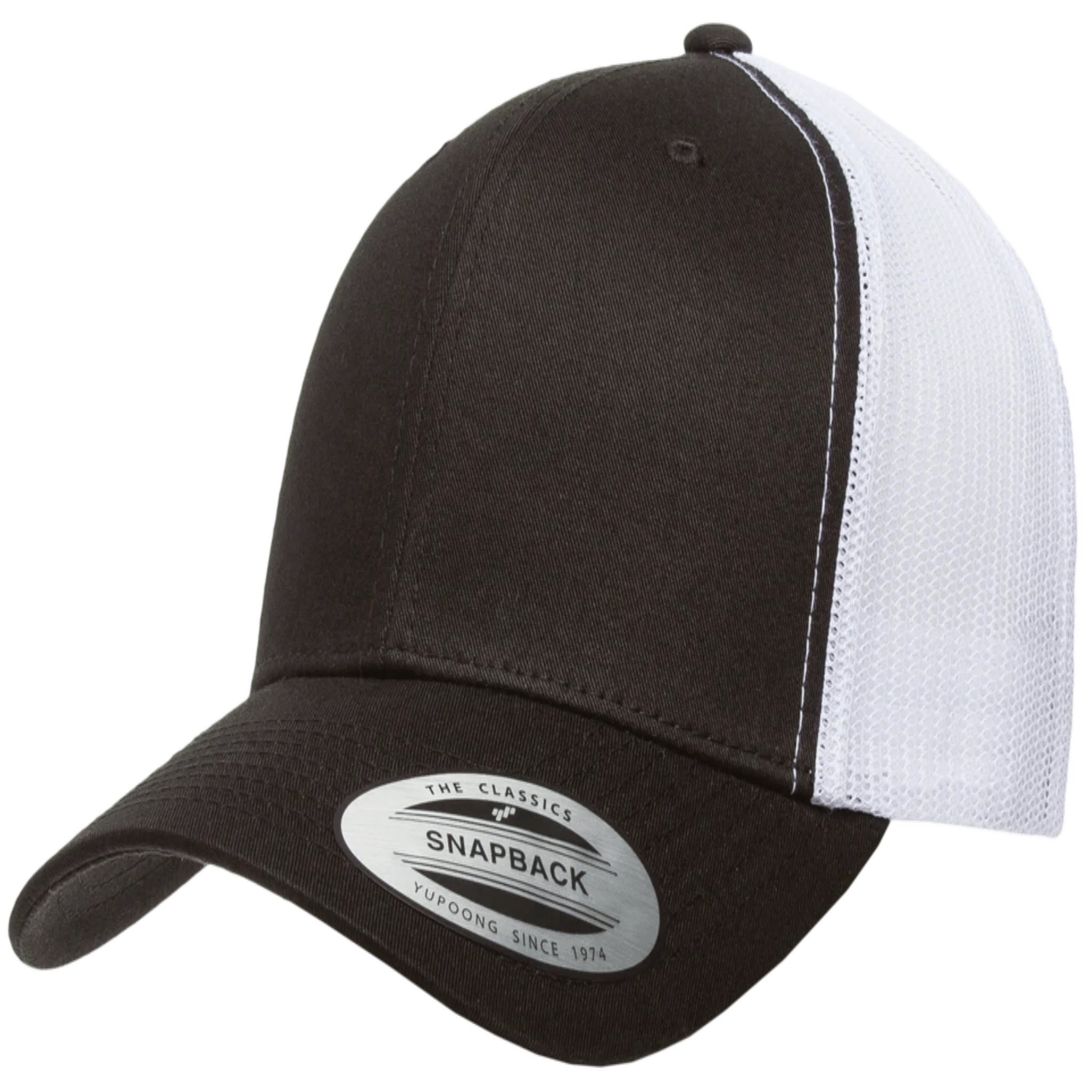 Yupoong 6606T Retro Trucker Hat, Baseball Cap with Mesh Back, 2-Tone Colors - YP Classics® - Cap On