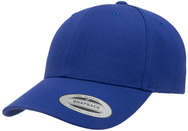 Yupoong 6789M Premium Curved Baseball Hat, Snapback Cap - YP Classics®