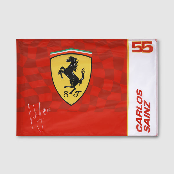 Scuderia Ferrari F1 Carlos Sainz 55 Flag