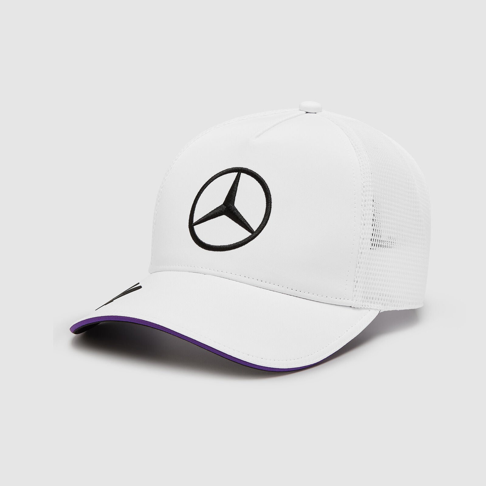 Mercedes-AMG F1 2024 Lewis Hamilton Driver Trucker Cap - Cap On