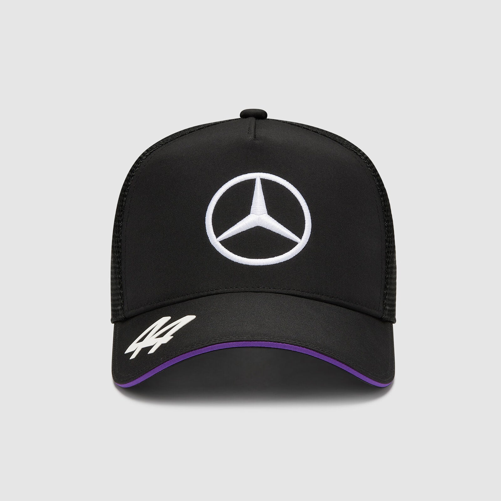 Mercedes-AMG F1 2024 Lewis Hamilton Driver Trucker Cap - Cap On