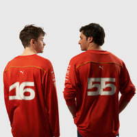 Scuderia Ferrari F1 2024 Carlos Sainz Canadian GP Hockey Jersey