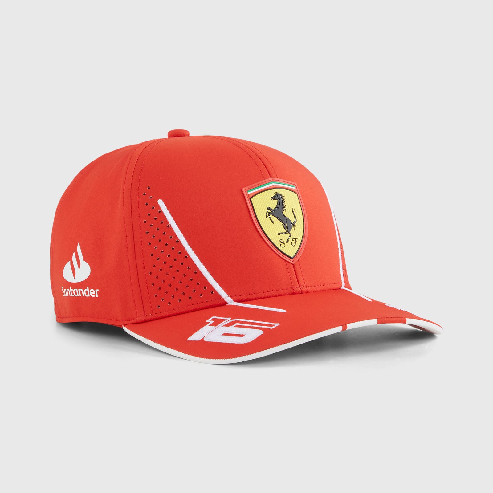 Scuderia Ferrari F1 2024 Charles Leclerc Driver Cap - Cap On