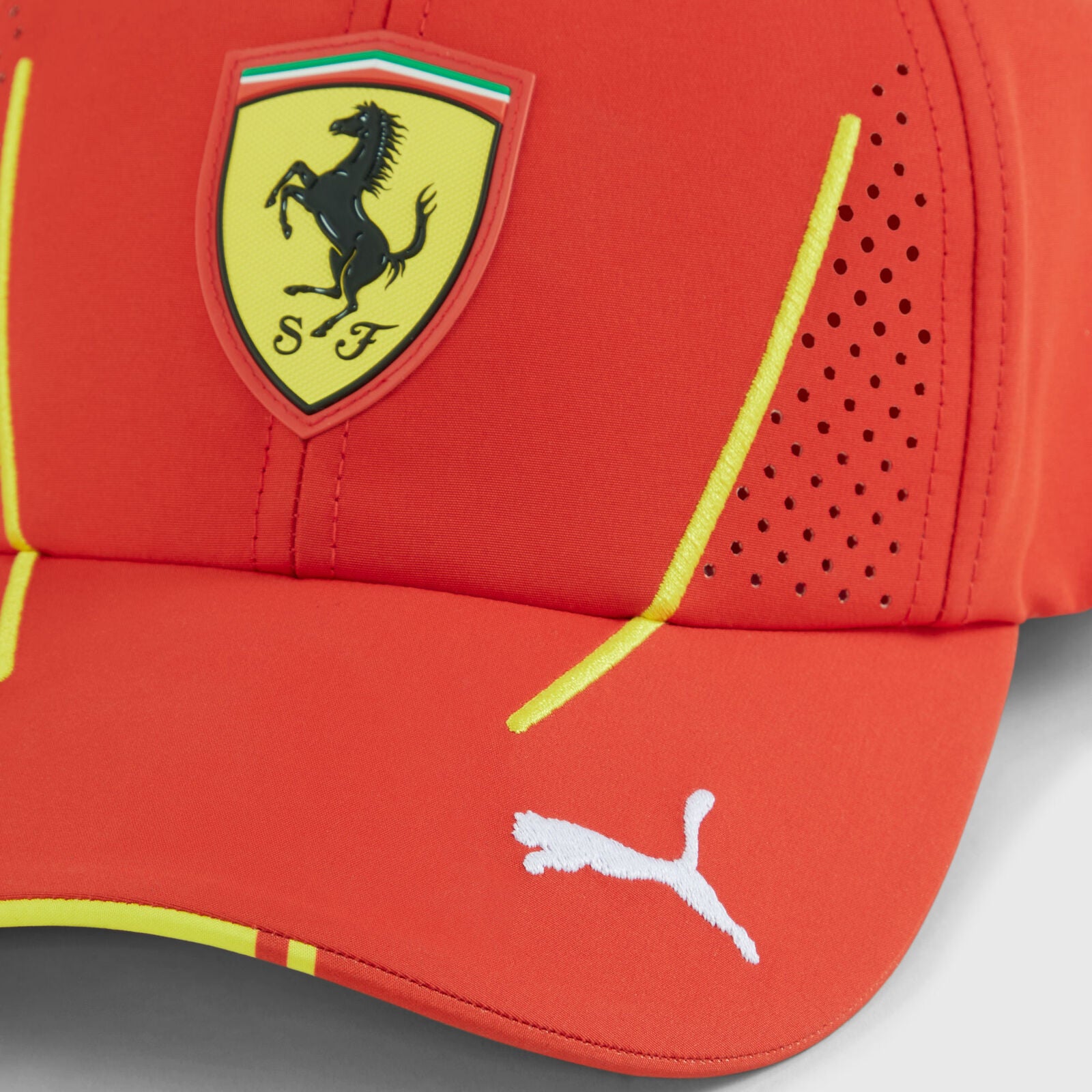 Scuderia Ferrari F1 2024 Carlos Sainz Driver Cap - Cap On