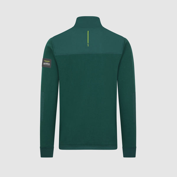 Aston Martin F1 Team 1/4 Zip Pocket Logo Sweatshirt