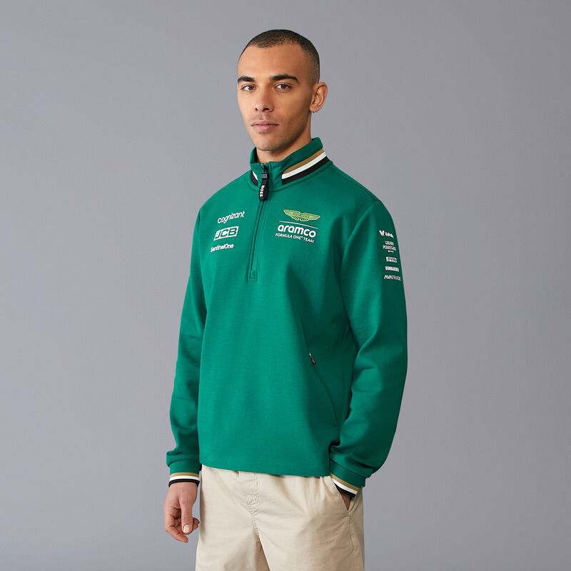 Aston Martin F1 Team 2024 Team 1/4 Zip Sweater