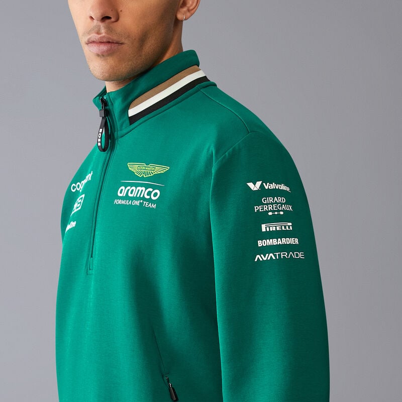 Aston Martin F1 Team 2024 Team 1/4 Zip Sweater