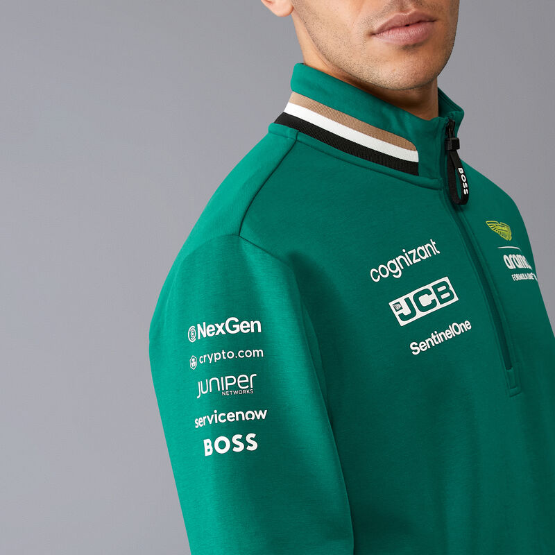 Aston Martin F1 Team 2024 Team 1/4 Zip Sweater