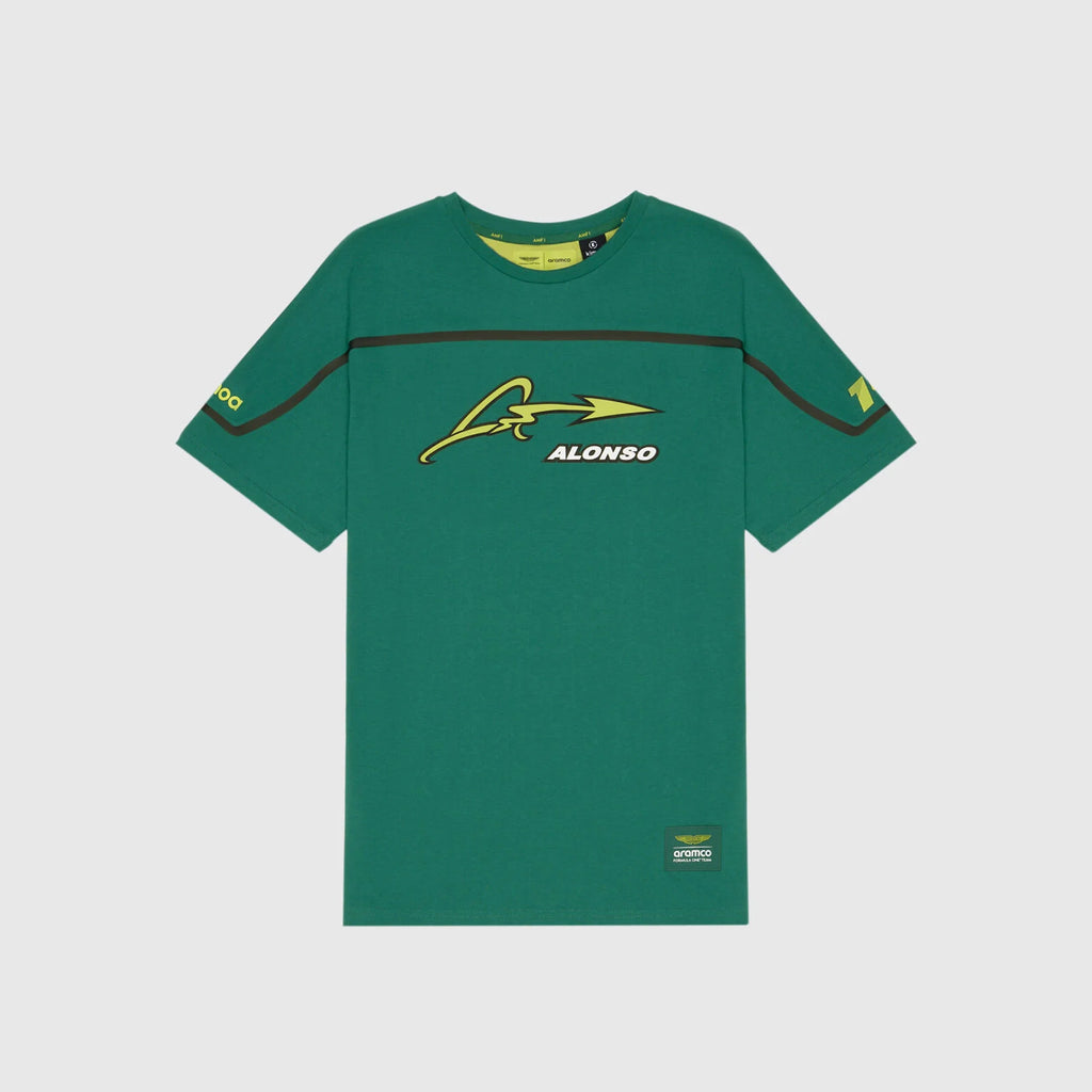 Aston Martin F1 Team Kimoa Alonso Logo Tee