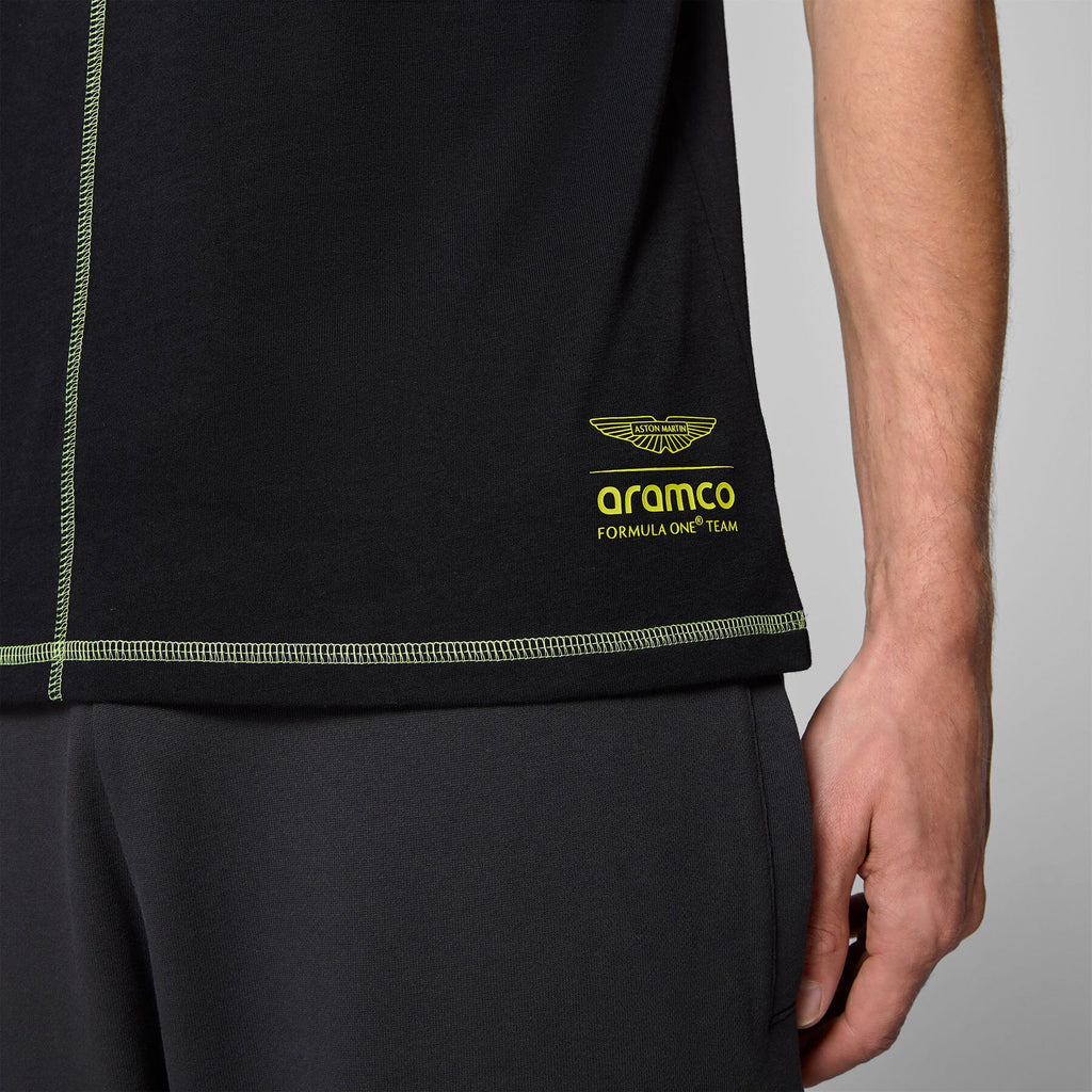 Aston Martin F1 Team Race Data Graphic T-shirt