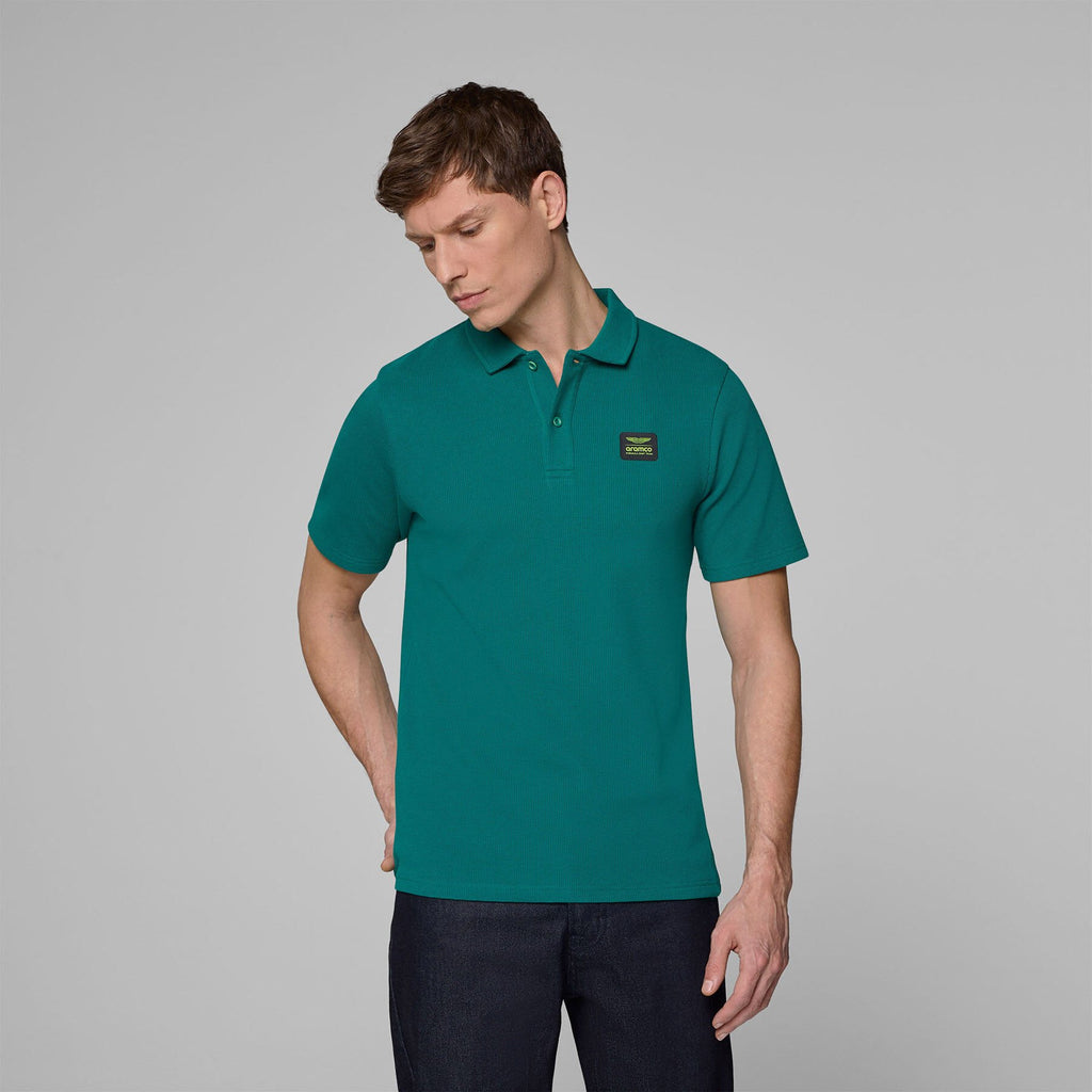 Aston Martin F1 Team Tech Waffle Polo