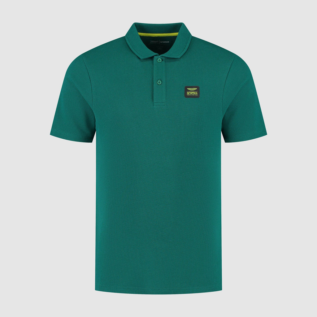 Aston Martin F1 Team Tech Waffle Polo