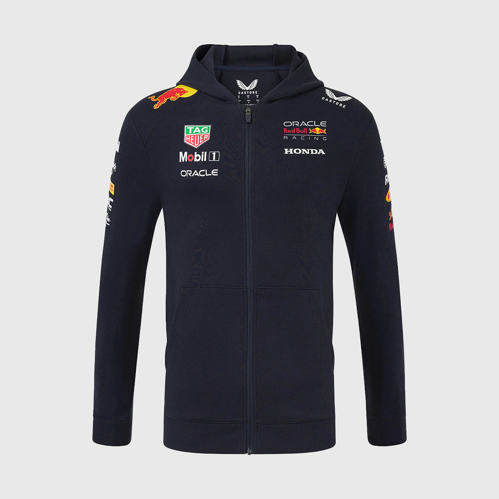 Oracle Red Bull Racing Unisex Teamline Full Zip Hoodie - Night Sky