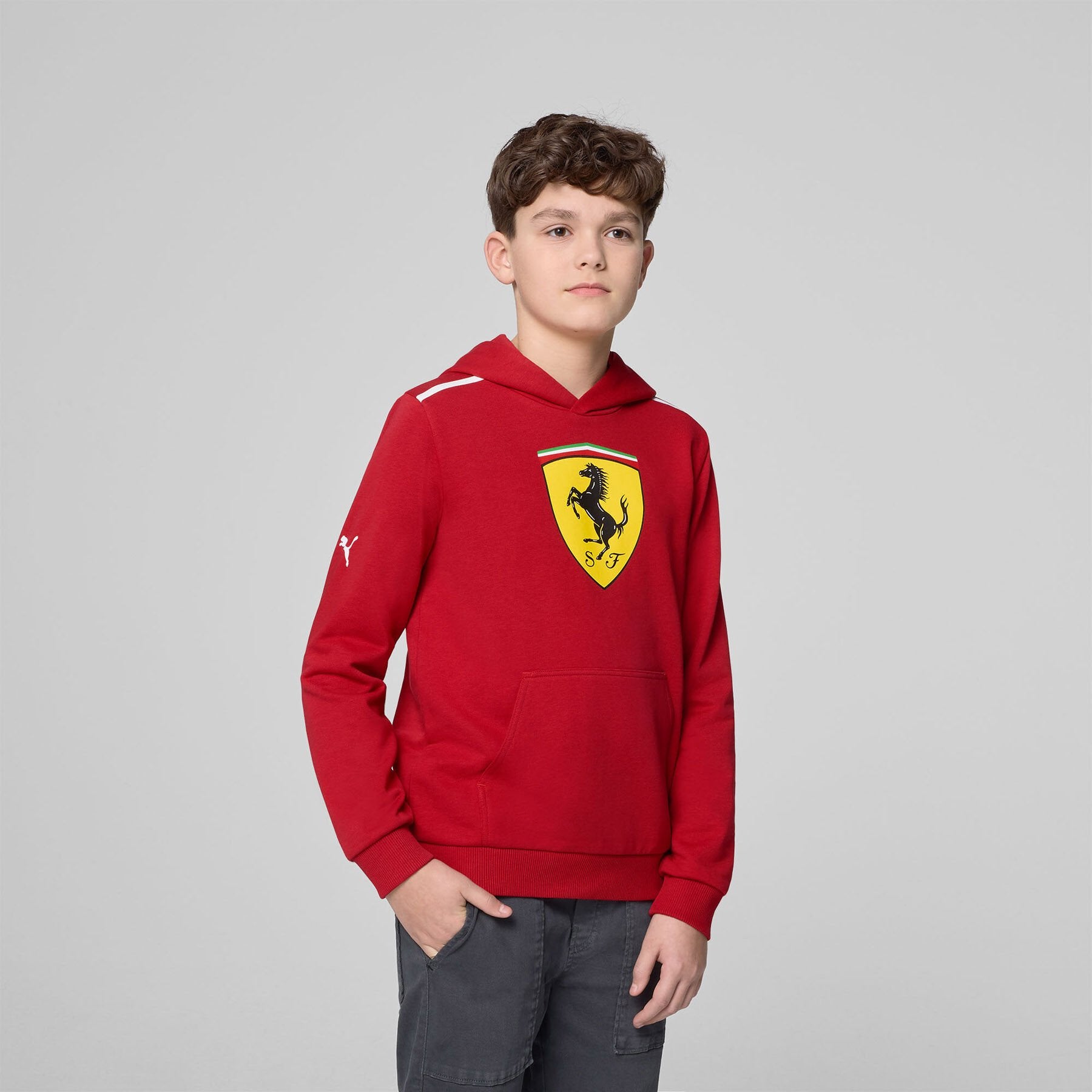 Scuderia Ferrari F1 PUMA Kids Shield Hoodie