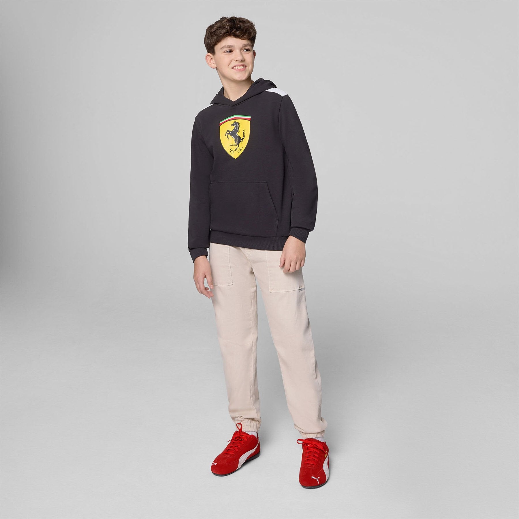 Scuderia Ferrari F1 PUMA Kids Shield Hoodie