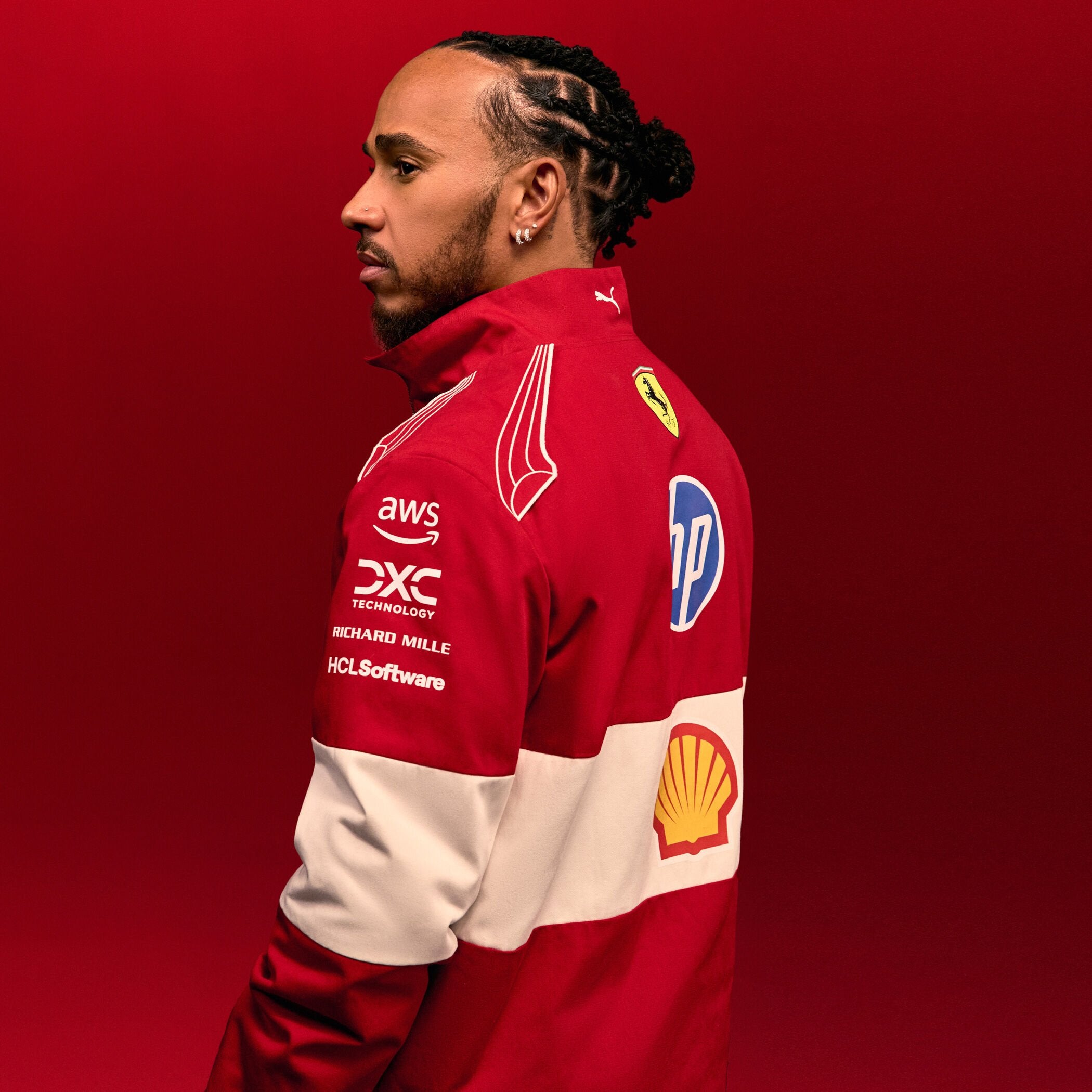 Scuderia Ferrari F1 PUMA 2025 Team Vintage Jacket
