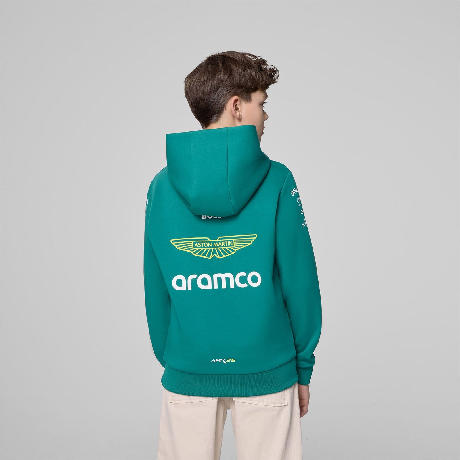 Aston Martin F1 Team Kids 2025 Team Hoodie