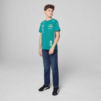 Aston Martin F1 Team Kids 2025 Lance Stroll Driver T-shirt