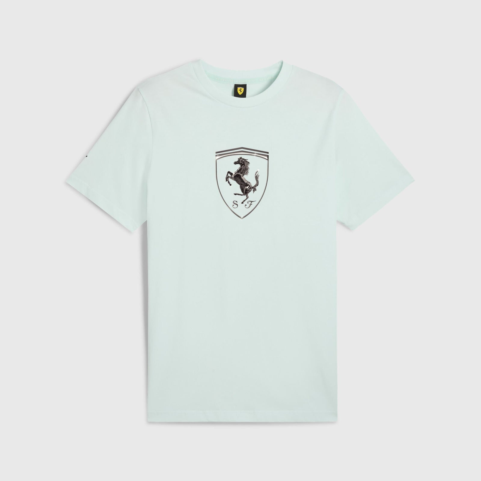 Scuderia Ferrari F1 PUMA LS Race Chrome Shield T-shirt