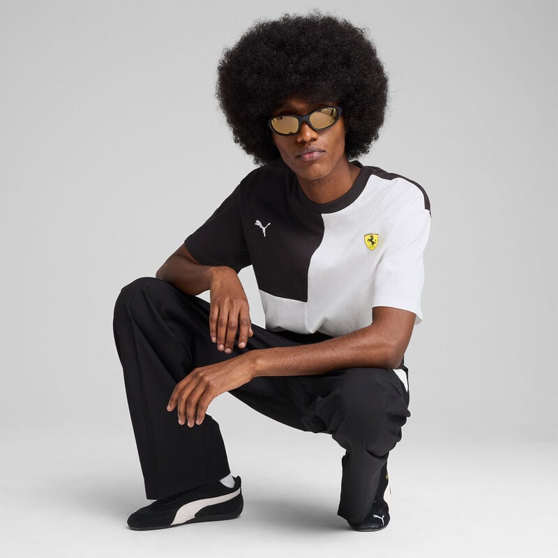 تيشيرت سكوديريا فيراري فورمولا 1 من PUMA بتصميم سباقات سكوديريا فيراري كاجوال