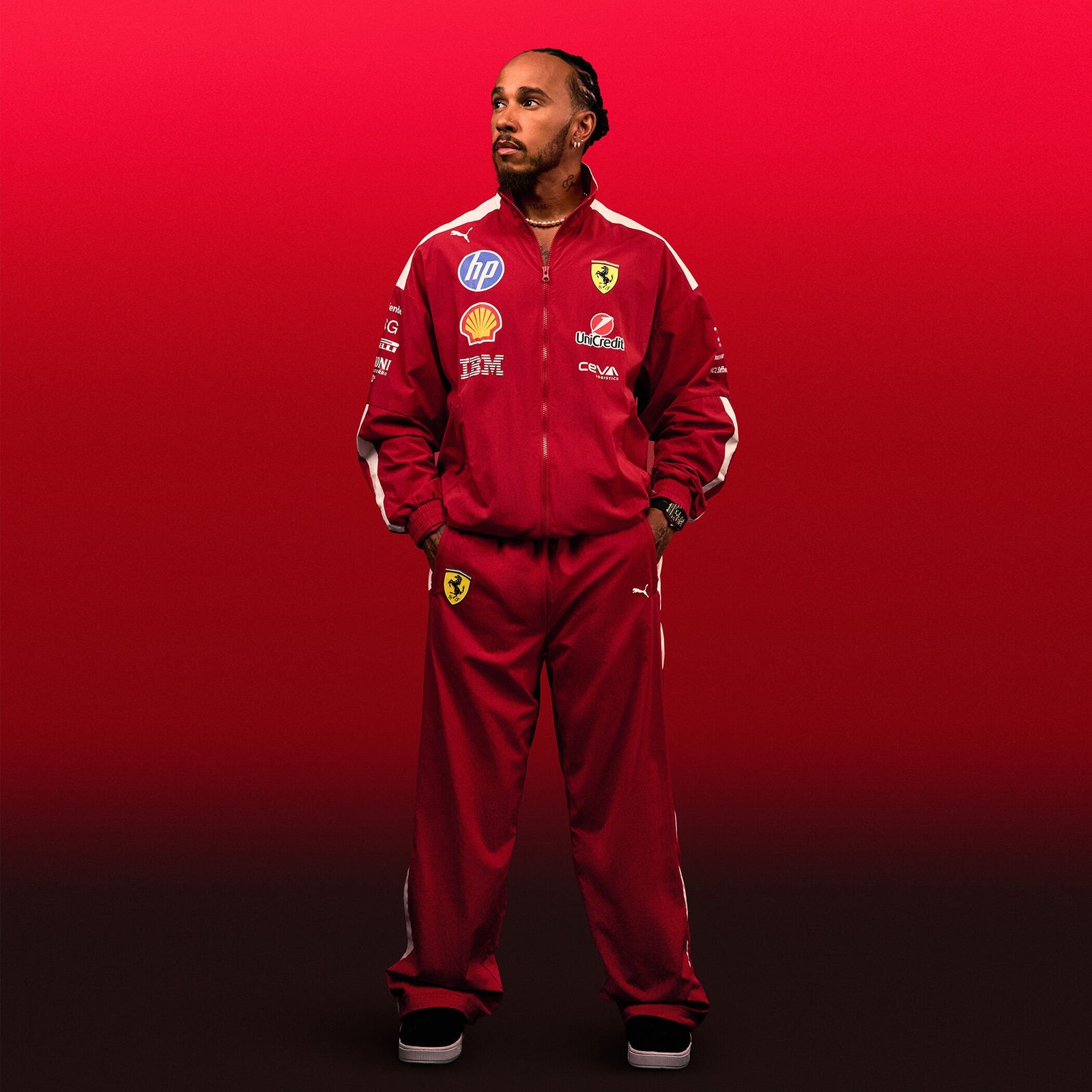 Scuderia Ferrari F1 PUMA 2025 Driver's T7 Oversized Pants