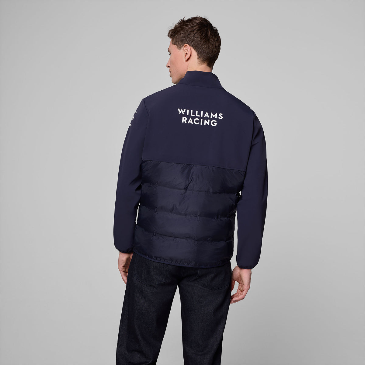 Williams Racing PUMA 2025 Team Hybrid Jacket – Cap On