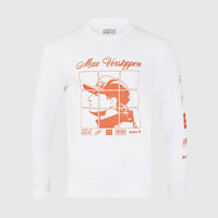 Red Bull Racing Max Verstappen Puzzle Long Sleeve T-shirt