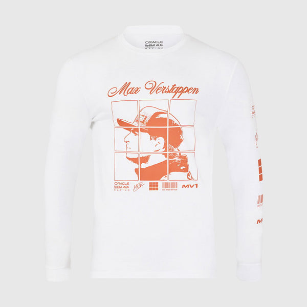 Red Bull Racing Max Verstappen Puzzle Long Sleeve T-shirt