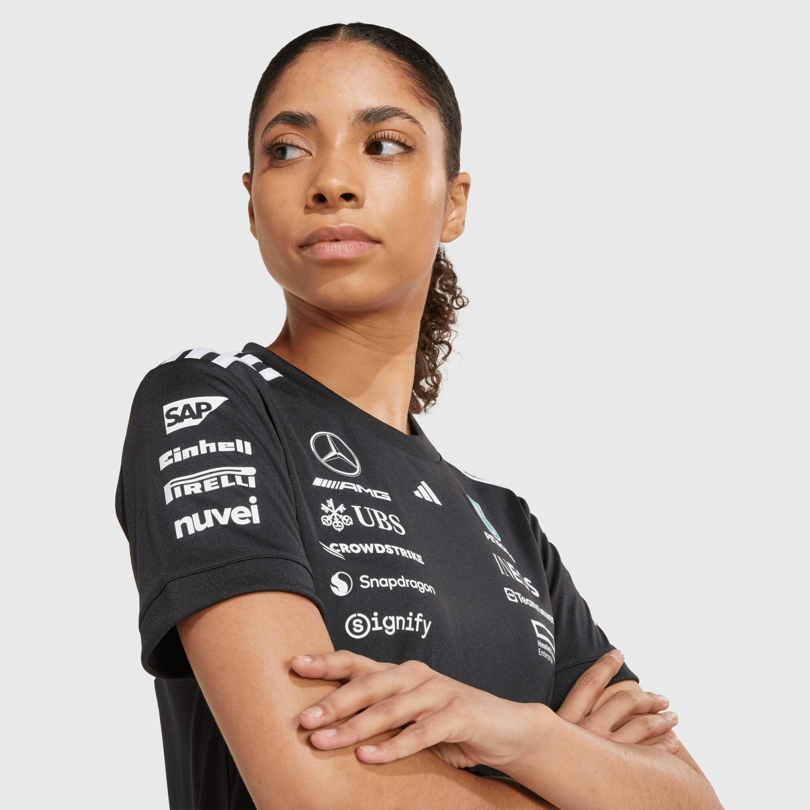 Mercedes-AMG F1 Women's adidas 2025 Driver T-shirt