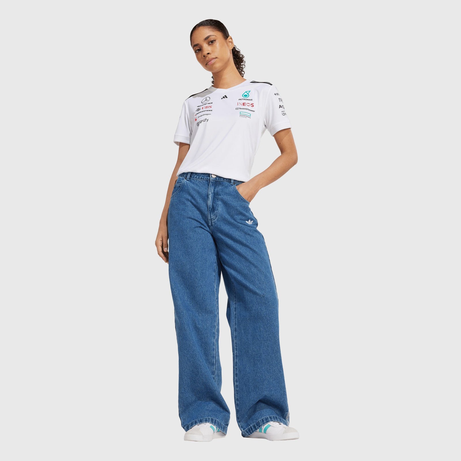 Mercedes-AMG F1 Women's adidas 2025 Driver T-shirt