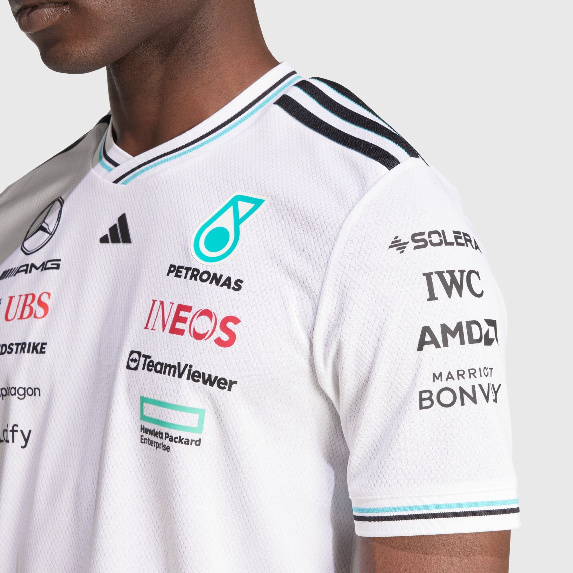 Mercedes-AMG F1 adidas 2025 Authentic Driver T-shirt