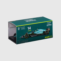 Aston Martin F1 Team 2023 Fernando Alonso AMR23 1:43 Scale Model