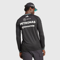 Mercedes-AMG F1 adidas 2025 Authentic Long Sleeve Driver T-shirt