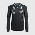 Mercedes-AMG F1 adidas 2025 Authentic Long Sleeve Driver T-shirt