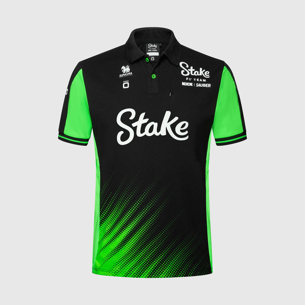 Stake F1 Team Kick Sauber 2025 Team Polo – Cap On